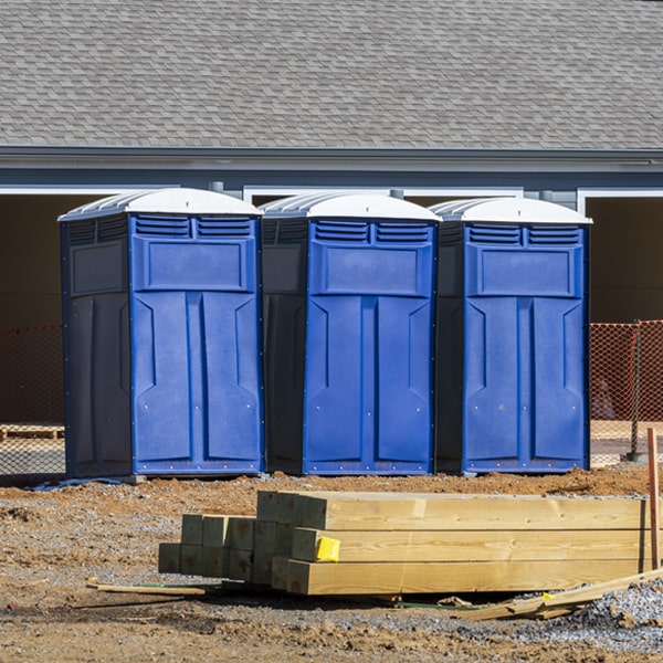 do you offer hand sanitizer dispensers inside the porta potties in Portland